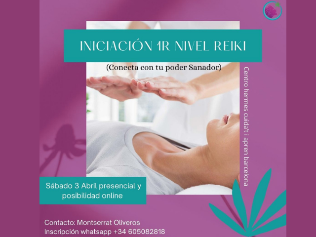 1º NIVEL REIKI BARCELONA SÁBADO 3 ABRIL